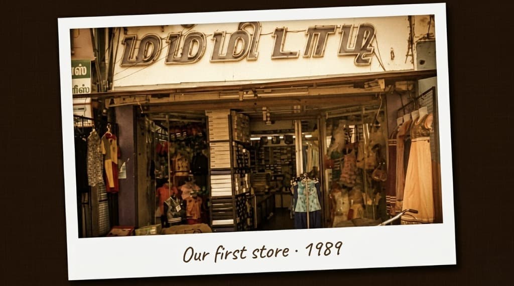 Our first store in 1989